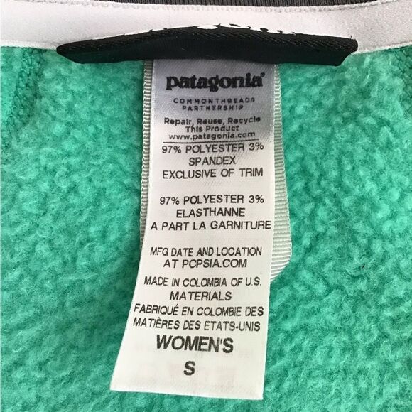 Patagonia Green R2 Jacket Size Small - Picture 10 of 10
